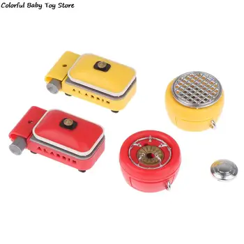 1:12 Evcilik Minyatür Sevimli BARBEKÜ Barbekü ızgara Mini Mobilya Süsler Bebek Evi Dekor Çocuk Oyuncakları