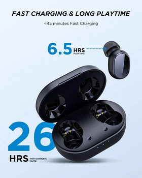 1/2/3 adet HTC TWS5 Kablosuz Kulaklık Hızlı Şarj V5.3 Bluetooth Kulaklıklar Dokunmatik Kontrol Gürültü Azaltma HiFi müzik kulaklıkları Görüntü 2