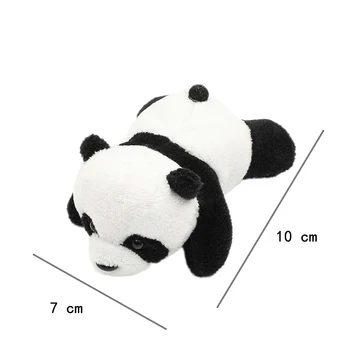 1/2 adet Sevimli Panda Broş Peluş Karikatür Panda Güzel Pin Bebek Çift Kız Hediyeler İçin Ayakkabı Ceket Çanta Moda Dekor Aksesuarları Görüntü 2
