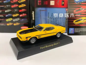 1/64 KYOSHO FORD Mustang Mach 1 LM F1 yarış Koleksiyonu döküm alaşım araba dekorasyon modeli oyuncaklar