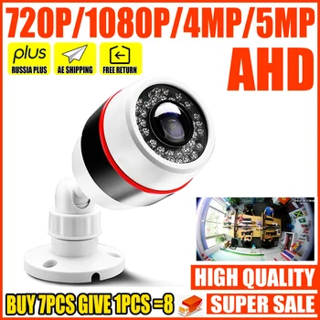 1.7 mm Süper Geniş Açı Panorama CCTV AHD Kamera HD 5MP 4MP 1080P SONY IMX326 Balıkgözü Lens 3D topu etkisi kızılötesi Güvenlik Video