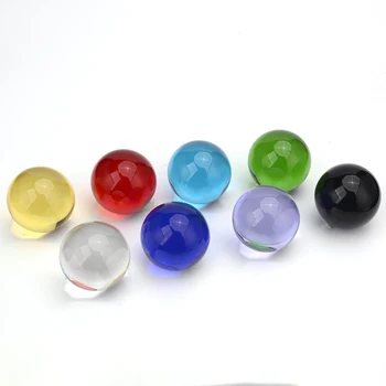 1 adet 80mm Çeşitli Renk Feng Shui Topu Fotoğraf Küre Kristal Paperweight Ev Dekorasyon Cam Küre Görüntü 2
