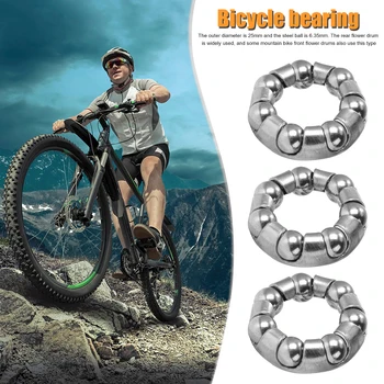 10-20 Adet Bisiklet Tam Set Bilyalı Rulmanlar Seti Çelik Dağ Bisikleti Bilyalı Rulmanlar Dağ Bisikleti Parçaları Açık Bisiklet Aksesuarları