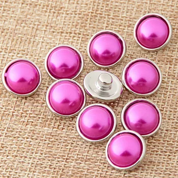10 adet/grup Moda DIY Yuvarlak 12mm Yapış Düğmeler için Çinko Alaşımlı Alt Snaps Bilezikler fit Xinnver Snaps Takı Görüntü 2