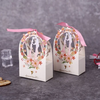 10 Adet Sevgilisi Çikolata Kutusu Şeker Paketleme Düğün Iyilik Hediye Kutusu Olay Parti Gizem Kutusu Konuk için Hediye Parti Malzemeleri