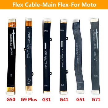 10 Adet Yeni Anakart Anakart Flex Kablo Moto G100 G71 G60 G50 G31 G41 G9 Güç Oyun Artı G 5G Ana Kurulu Flex Kablo