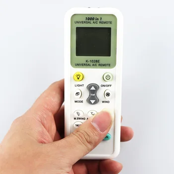 1000 in 1 evrensel AC LCD uzaktan kumanda K-1028E 1028E klima için Düşük Güç Tüketimi Uzaktan Kumanda Kontrolörü
