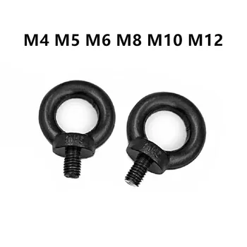 10CS GB825 DIN580 Siyah 304 paslanmaz çelik uzatma mapa o - ring cıvata deniz kullanımı için M4 M5 M6 M8 M10 M12