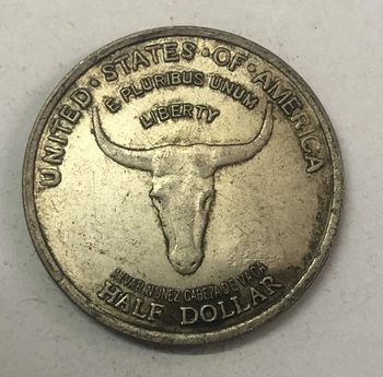 1535-1935 Amerika Birleşik Devletleri ½ Dolar Eski İspanyol Yolu Görüntü 2