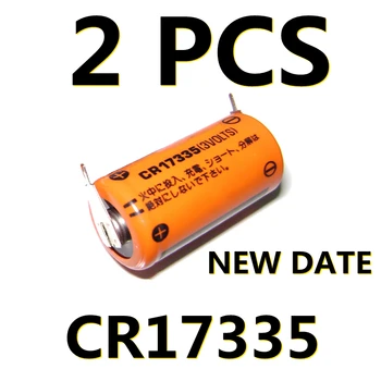 2 adet / grup Pil SANYO CR17335 PLC Endüstriyel Lityum Piller 3V CR17335(3VOLT) lehimleme ayaklı