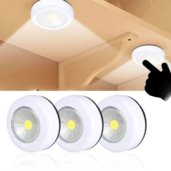 2 ADET LED dolap altı ışığı Kendinden Yapışkanlı Kablosuz Duvar Lambası Dolap Çekmece Dolap Yatak Odası Mutfak Gece Lambası