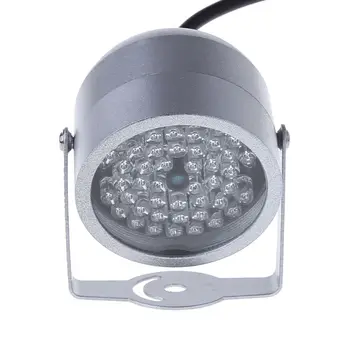 20 m Görünür CCTV 48 LED Aydınlatıcı ışık CCTV Güvenlik Kamera IR Kızılötesi Gece Görüş Lam DC 12 V 1A