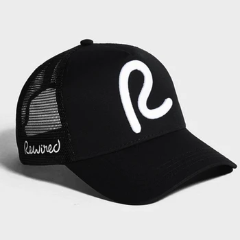 2019 yeni rewired beyzbol şapkası Rewired R nakış kamyon şoförü şapkası açık rahat baba şapkası moda spor kapaklar şapka Görüntü 2