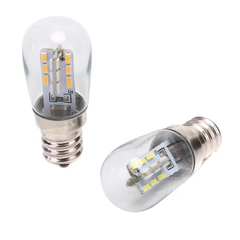 2020 LED ışık Ampul E12 220V E12 LED Yüksek Parlak Cam Gölge Lamba Saf Sıcak Beyaz Aydınlatma dikiş makinesi Buzdolabı