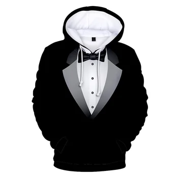 2021 3d kravat boyama baskı büyük boy erkek hoodie artı boyutu bluz z kapturem kabus önce noel hoodies kazak 4xl Görüntü 2