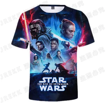 2021 Yaz Star Wars 3D Baskı T shirt Erkek Kadın Çocuk T-shirt Moda Streetwear Erkek Kız Çocuklar Kısa Kollu Serin Üstleri Tee