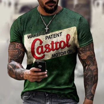 2021 Yeni erkek rahat spor kişilik T-shirt Yaz moda sokak giyim 3D gömlek erkekler için Büyük Boy üstleri