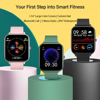2022 Erkekler Kadınlar Smartwatch Bluetooth Çağrı akıllı izle Özel Arama IPX7 Su Geçirmez Spor Spor Saati Saatler GT GTS Xiaomi için Görüntü 2