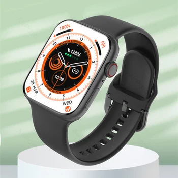 2022 NFC akıllı saat Erkekler Kadınlar Smartwatch Kapı Erişim Kontrolü 1.9 in HD Ekran Kablosuz Şarj Arama Spor Bilezik