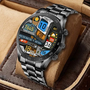 2022 Yeni akıllı saat 454 * 454 HD Ekran Bluetooth Çağrı IP68 Su Geçirmez Spor Spor Kalp Hızı Erkek Smartwatch Saat Android IOS