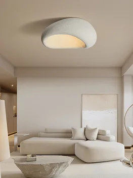 2022 Yeni Wabi-sabi tavan ışık tasarımcısı yatak odası lambası Japon tarzı Oturma odası Restoran Atmosfer Dekor LED E27 Abajur