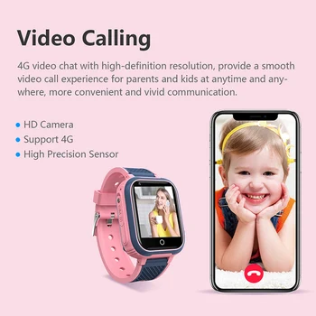 2023 Xiaomi Mijia Çocuklar 4G Akıllı izle GPS WIFI Görüntülü Görüşme SOS kamera monitörü IP67Waterproof Çocuk Bebek Smartwatch Çocuk Saati Görüntü 2