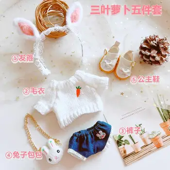 20cm oyuncak bebek giysileri Güzel şapka satchel çanta takım elbise bebek aksesuarları bizim nesil Kore Kpop EXO ıdol Bebek hediye DIY Oyuncaklar YIBO Görüntü 2