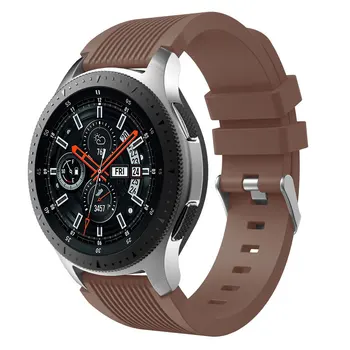 22mm Kayış Samsung Galaxy İzle 46mm Watch3 45mm Silikon Smartwatch Bilezik Band Aksesuarları Dişli S3 Klasik / Frontier Görüntü 2