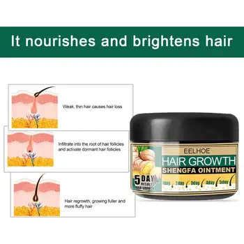 30g Premium saç bakım kremi Besleyici Evrensel Bitki Özleri Zencefil Saç Büyüme Bakımı Merhem Görüntü 2