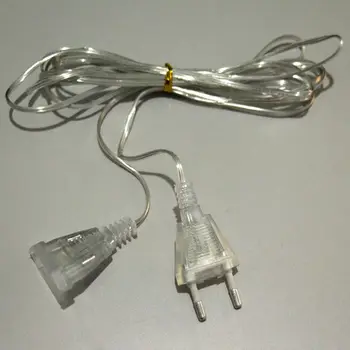 3m fiş genişletici tel uzatma kablosu AB / ABD / USB fişi için LED dize ışık yeni yıl noel düğün dekorasyon tatil aydınlatma