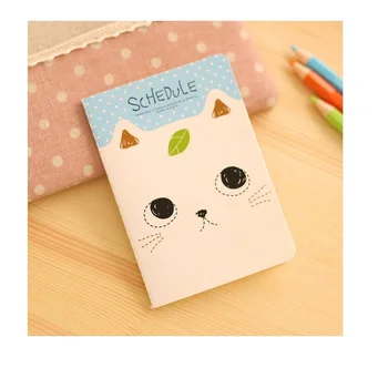 4 adet Mini Günlüğü Kitap Sevimli Kedi Ciltleme Dizüstü Taşınabilir Planlayıcısı Memo Not Defteri Kırtasiye Ofis Okul Malzemeleri A6627 Görüntü 2