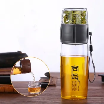 400 ML Spor Su Bardağı Çay demlik şişesi Taşınabilir Kung Fu Demlik Çin çay süzgeci Su Şişesi Seyahat Kupa Yaratıcı Drinkware Görüntü 2