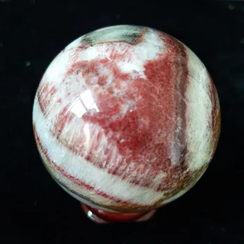 47 / 55mm AAAAA + Doğal rhodochrosite taş kristaller topu taş topu ev dekore yüksek kalite taşlar küre Görüntü 2
