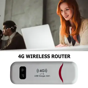 4G LTE Kablosuz USB Dongle Mobil Hotspot 150Mbps Modem Sopa Sım Kart Mobil Geniş Bant Mini 4G Yönlendirici Araba Ofis Ev İçin Görüntü 2