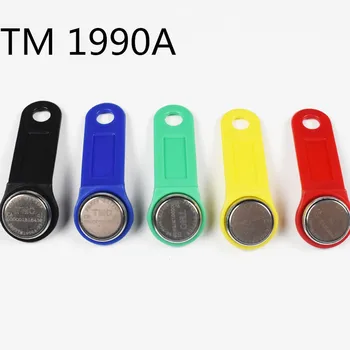 5 adet / grup TM1990A Dallas İButton TM Kartı Kolu Anahtar Etiketleri DS1990A-F5 Manyetik Olmayan Erişim Kontrolü için Elektronik Kilit