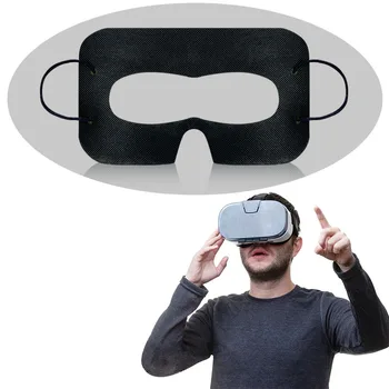 50/100 Adet VR Göz Maskesi Kapak Oculus Quest 2 Tek Kullanımlık Evrensel Ter Nefes Oculus Quest 2 HTC VIVE Aksesuarları