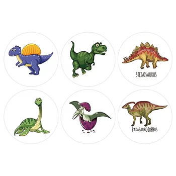 50-500 adet çocuk Karikatür Hayvan Sticker Dinozor Desen Çıkartmalar Okul Öğretmen Malzemeleri Ödül Çıkartmaları DIY Hediye Görüntü 2