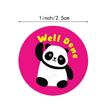 50-500 adet Ödül Çıkartmaları Çocuklar için eğlenceli Teşvik Sticker okul Öğretmen Sevimli Hayvan Etiket Etiketleri Kırtasiye Dekor Malzemeleri Görüntü 2