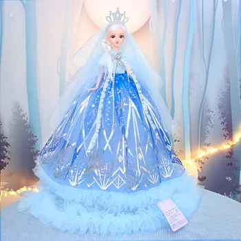 50cm Moda Güzel Tatlı düğün elbisesi Prenses Bebek Eklemli Aksiyon Figürü Düğün Parti Kostüm Bebek Seti Kız Hediyeler Oyuncaklar