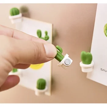 6 adet Sevimli Etli Mıknatıs Düğmesi Ev Mutfak Kaktüs Buzdolabı Mesaj Sticker 2021 Yeni Varış Taşınabilir Yaratıcı Sıcak Satış