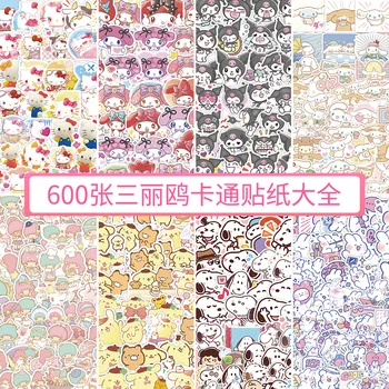 60 Adet Kawaii Sanrio Benim Melodi Kuromi Çıkartmalar Sevimli Hello Kitty Çıkartmalar Laptop Çantası Kızlar Anime Çıkartmalar Çocuk Oyuncakları