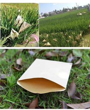 6x10 / 9x13/10x16 / 12x20cm kraft kağıt kahverengi tohum torbaları izolasyon çuval tohum paketleme / koruyucu, dikey zarf tarzı 100 adet / grup Görüntü 2