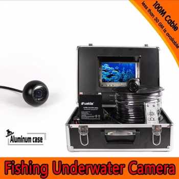 7 İnç 650TVL 100 M Su Geçirmez IP66 Balıkçılık Kamera AV Endoskop Görüntü 2