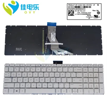 ABD İngilizce arkadan aydınlatmalı Klavye HP ENVY X360 15 BS 15t-bs 15-BP 17 AK AR 17-BS 250 256 G6 dizüstü klavyesi orijinal NSK-XDVSQ