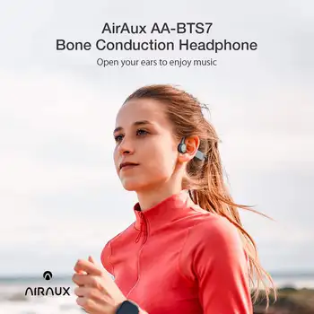 AIRAUX AA-BTS7 bluetooth 5.3 Kulaklık Gerçek Kemik Iletim Kulaklık Vibratör Esnek Manyetik ENC Destek mikrofonlu kulaklık Görüntü 2