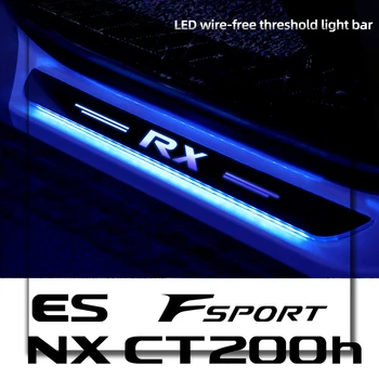Akrilik Kablosuz LED Araba Kapı atmosfer ışığı lazer lamba Lexus NX, FSPORT RX ES LX LS UX GS 260 300 350 RX350 ES300