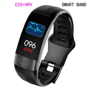Akıllı bilezik P11 Spor akıllı saat Erkekler Kadınlar Smartwatch EKG Bluetooth Bileklik nabız monitörü Çağrı Mesaj Hatırlatma Bandı Görüntü 2
