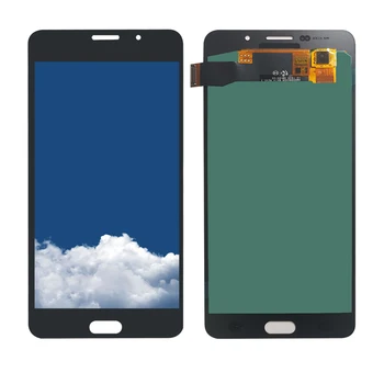 AMOLED Orijinal samsung LCD Galaxy A9 Pro 2016 A910 A9100 A910F SM-A910F lcd ekran dokunmatik ekranlı sayısallaştırıcı grup Görüntü 2