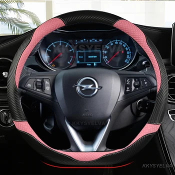 Araba direksiyon kılıfı D Şekli Deri Opel Astra 2015-2021 İçin Corsa Combo Mokka 2018-2021 Grandland X Insignia CT 2017-2022 Görüntü 2