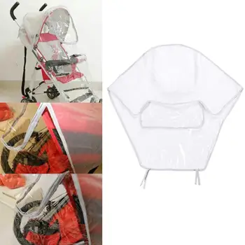 Arabası Aksesuarları Şeffaf yağmur kılıfı Moda Büyük Sepeti Fermuar Yağmurluk Toz Kalkanı Gerekli Bebek Açık Malzemeleri